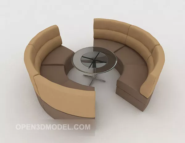 Modern Minimalist Card Table Chair 3d model Modern Minimalist Card Table Chair 3d model
