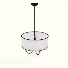 Modern Minimalist Generous Chandelier 3d model