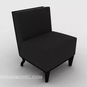 Modern Minimalist Grey Home Chair 3d model