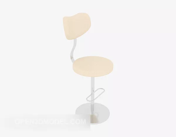 Modern Minimalist High Chair V2 3d model Modern Minimalist High Chair V2 3d model