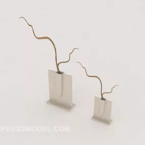 Modern Minimalist Indoor Potted 3d model