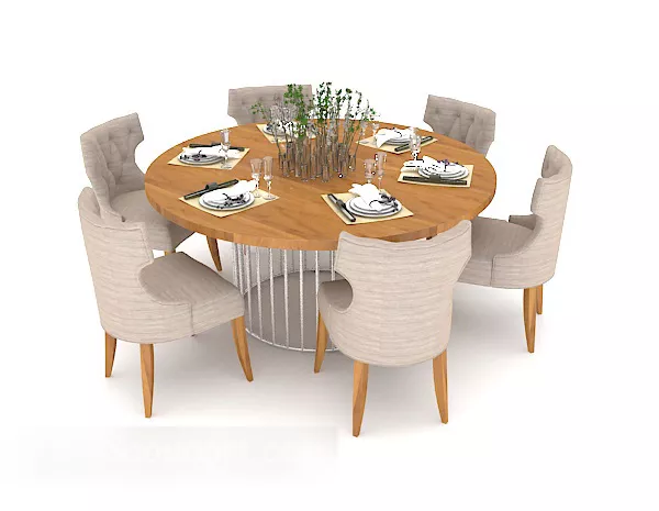 Modern Minimalist Multiplayer Table 3d model Modern Minimalist Multiplayer Table 3d model