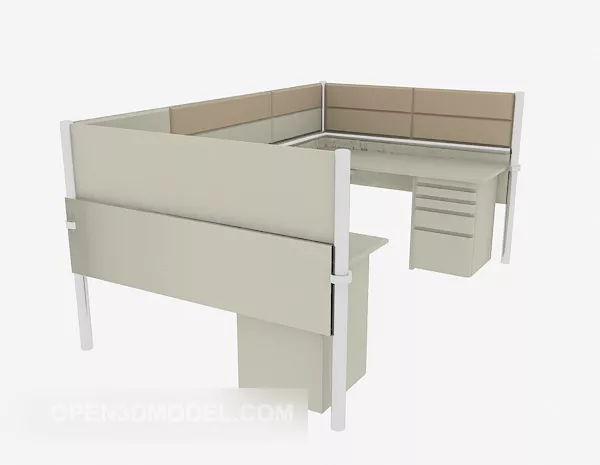 Modern Minimalist Office Unit 3d model Modern Minimalist Office Unit 3d model