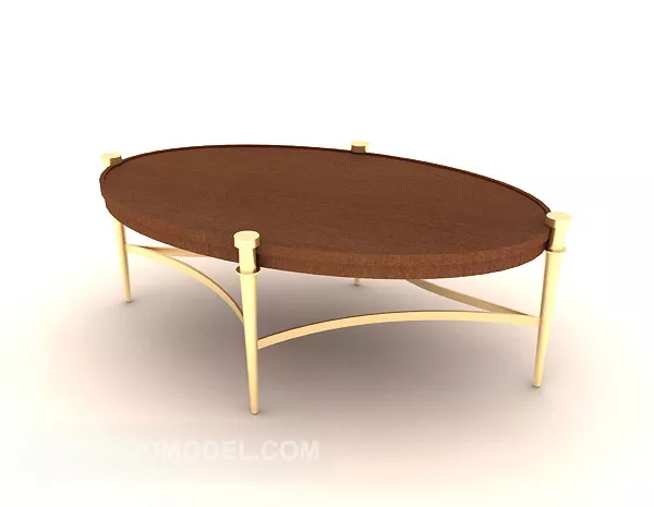 Modern Minimalist Oval Coffee Table 3d model Modern Minimalist Oval Coffee Table 3d model