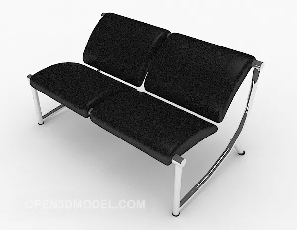 Modern Minimalist Personality Double Sofa 3d model Modern Minimalist Personality Double Sofa 3d model