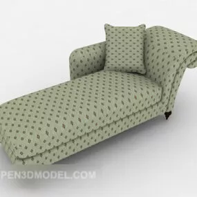 Green Minimalist Lounge Chair 3d model