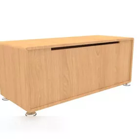 Modern Minimalist Side Cabinet 3d model