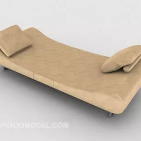 Modern Minimalist Sofa Lounge Chair 3d model