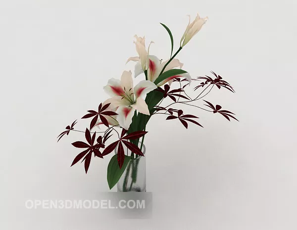 Modern Minimalist Vase Decor 3d model Modern Minimalist Vase Decor 3d model