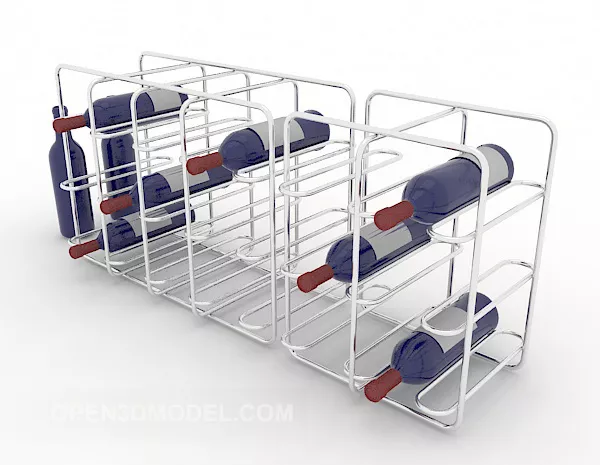 Creative Rack Wire Frame 3d model