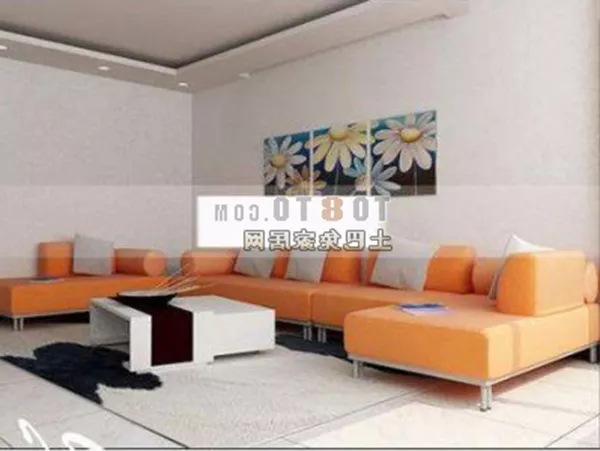 Modern Multiplayer Corner Sofa 3d model Modern Multiplayer Corner Sofa 3d model