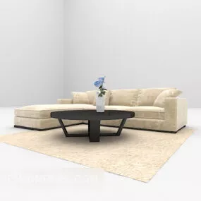 Modern Multi-seaters Sofa Large 3d model