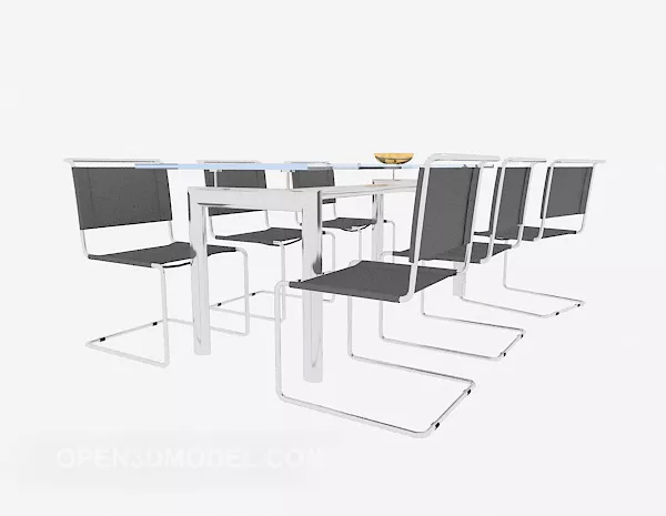 Conference Table Office Room Furniture 3d model