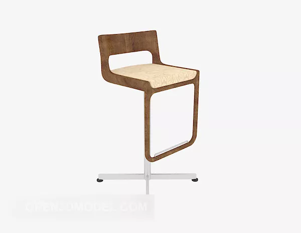 Small Bar Shelf In Barrel 3d model