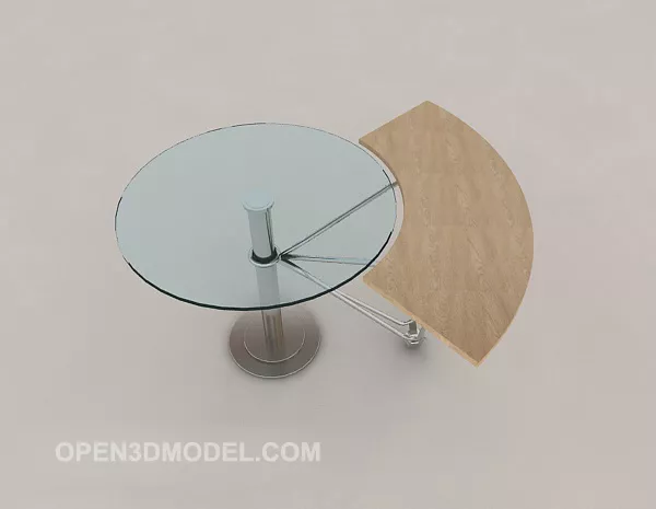 Modern Simple Glass Coffee Table 3d model Modern Simple Glass Coffee Table 3d model
