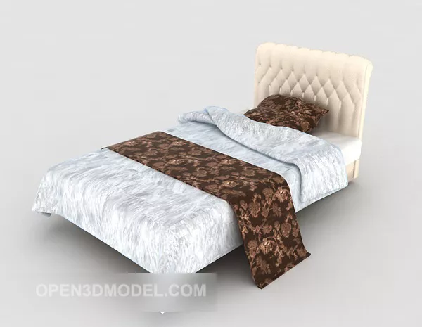 Modern Personality Single Bed 3d model Modern Personality Single Bed 3d model