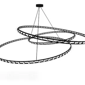 Modern Public Chandelier 3d model