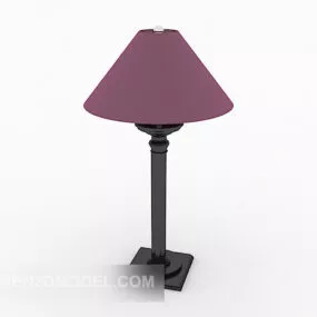 Modern Purple Table Lamp 3d model