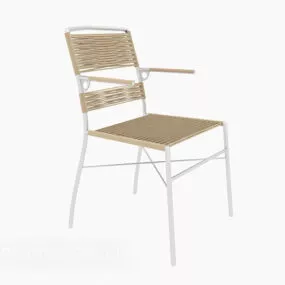 Modern Rattan Chair 3d model