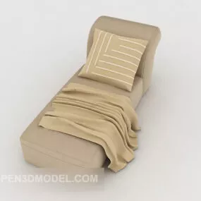 Modern Recliner Lounge Sofa 3d model