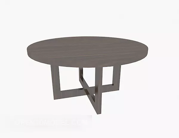 Modern Round Coffee Table 3d model Modern Round Coffee Table 3d model