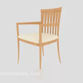 Modern Simple Dining Chair 3d model