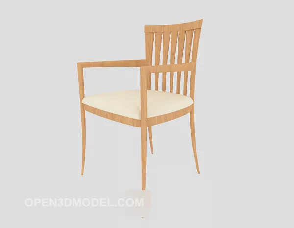 Modern Simple Dining Chair 3d model Modern Simple Dining Chair 3d model