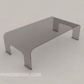 Modernism Coffee Table All Glass 3d model