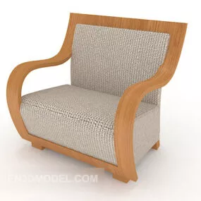Modern Simple Home Chair 3d model