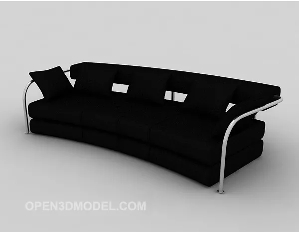 Modern Simple Multi-person Sofa V1 3d model Modern Simple Multi-person Sofa V1 3d model