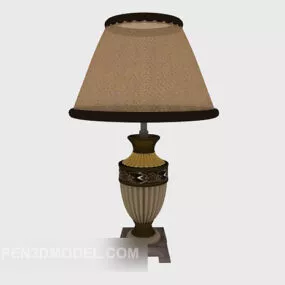 Modern Antique Simple Table Lamp 3d model