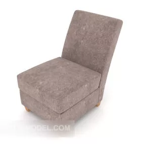Modern Single Simple Sofa 3d model
