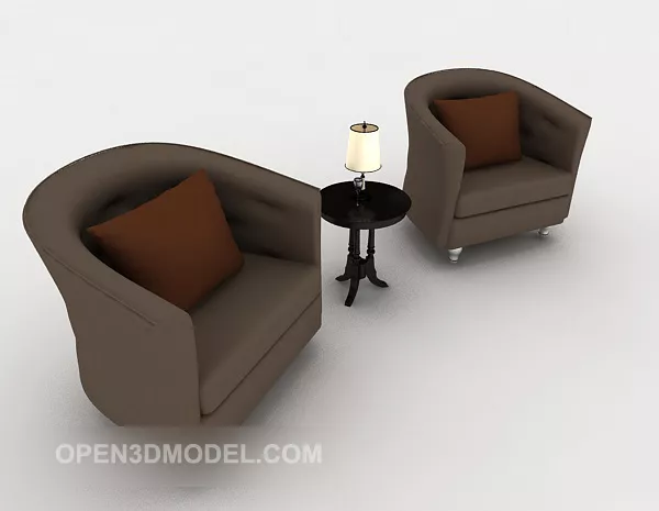 Modern Single Sofa 3d model Modern Single Sofa 3d model