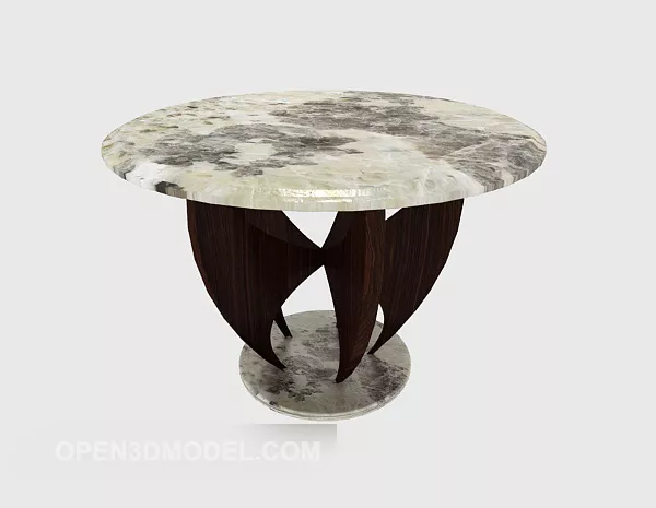 Modern Small Dining Table 3d model Modern Small Dining Table 3d model
