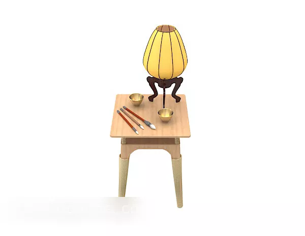Modern Small Side Table 3d model Modern Small Side Table 3d model