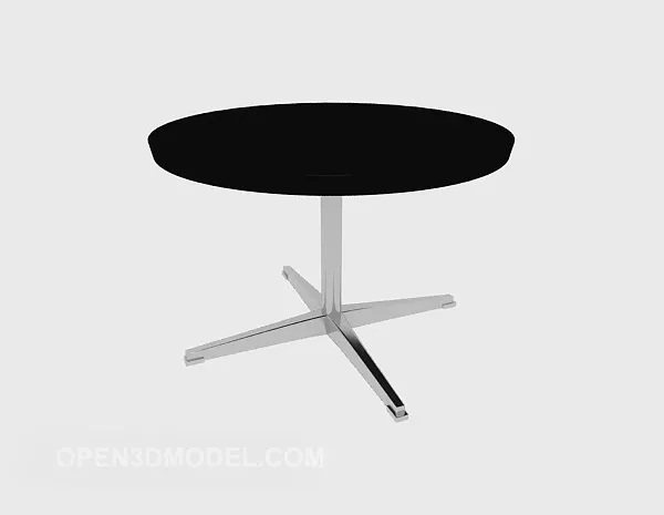 Modern Sofa Black Side Table 3d model Modern Sofa Black Side Table 3d model