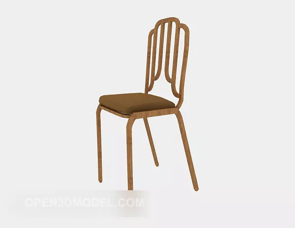 Modern Solid Wood Chair 3d model Modern Solid Wood Chair 3d model