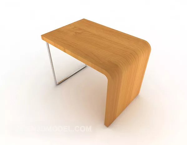 Modern Solid Wood Home Stool 3d model Modern Solid Wood Home Stool 3d model