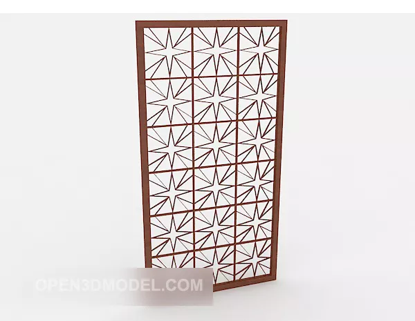 Steel Pattern Screen 3d model