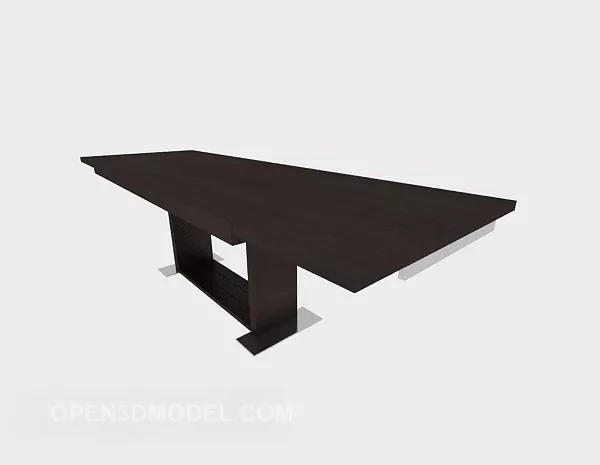 Modern Solid Wood Side Table 3d model Modern Solid Wood Side Table 3d model