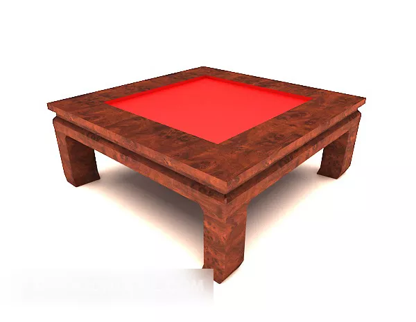 Modern Solid Wood Simple Tea Table 3d model Modern Solid Wood Simple Tea Table 3d model