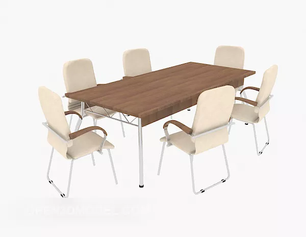 Modern Dinning Table 3d model Modern Dinning Table 3d model