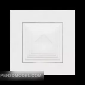 Modern Stone Lamp Plate 3d model