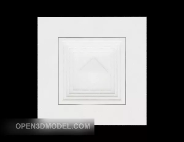 Egyptian Stone Block With Text 3d model