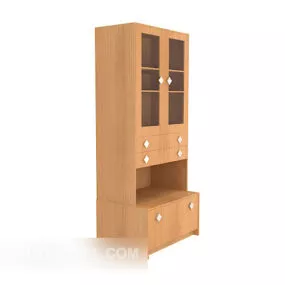 Modern Study Showcase 3d model