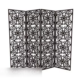 Modern Style Black Screen 3d model