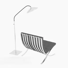 Modern Style Casual Chair 3d model