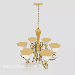 Modern Style Common Chandelier Design 3d model