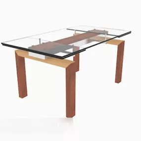 Modern-style Glass Coffee Table 3d model