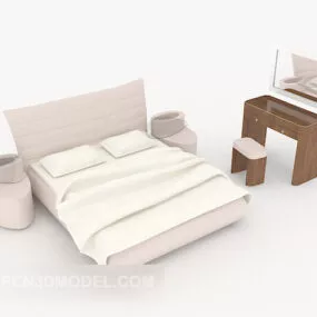 Modern Style Home Bed 3d model
